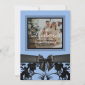 Vrolijk kerstfeest en prettige feestdagen, zwarte  kaart (Voorkant)