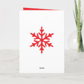 Vrolijk kerstfeest en rendier kaart (Achterkant)