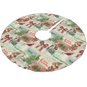 Vrolijk kerstfeest en Seizoenen Kerstboom Rok (Gekanteld)