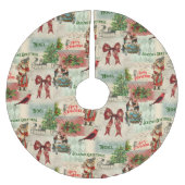 Vrolijk kerstfeest en Seizoenen Kerstboom Rok (Voorkant)