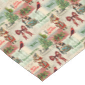 Vrolijk kerstfeest en Seizoenen Tafelkleed (Gekanteld)