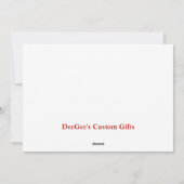 Vrolijk kerstfeest en vrienden feestdagenkaart (Achterkant)