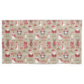 Vrolijk kerstfeest en vrienden kussensloop (Voorkant-Links)