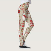 Vrolijk kerstfeest en vrienden leggings (Rechts)