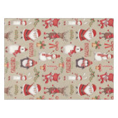 Vrolijk kerstfeest en vrienden tafelkleed (Voorkant (Horizontaal))