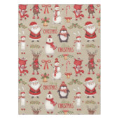 Vrolijk kerstfeest en vrienden tafelkleed (Voorkant)