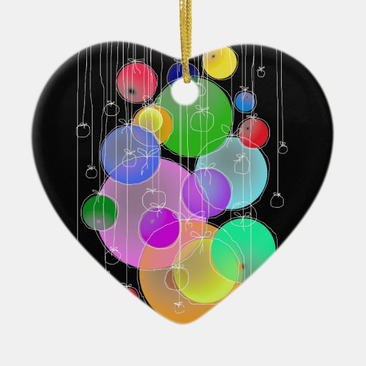 Vrolijk kerstfeest en vrolijk kerstfeest.. keramisch ornament (Voorkant)