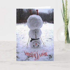 Vrolijk kerstfeest en vrolijk nieuwjaar feestdagen kaart
