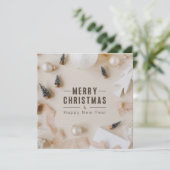 Vrolijk kerstfeest en vrolijk nieuwjaar Kaart (Staand voorkant)