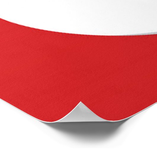 Vrolijk kerstfeest en vrolijk nieuwjaar op rood poster (Hoek)