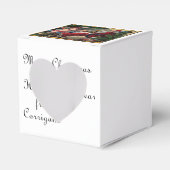 Vrolijk kerstfeest en vrolijk nieuwjaarsfeest bedankdoosjes (Voorkant Zijde)