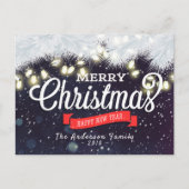 Vrolijk kerstfeest en vrolijke feestdagen (Voorkant)