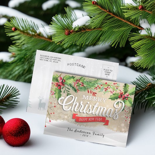 Vrolijk kerstfeest en vrolijke feestdagen