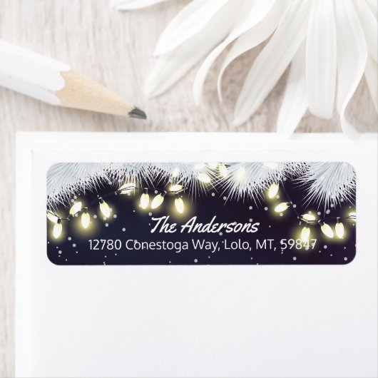 Vrolijk kerstfeest en vrolijke feestdagen etiket (Insitu)