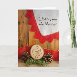 Vrolijk kerstfeest en winterhuwelijk sparen de Dat Feestdagen Kaart