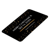 Vrolijk kerstfeest en zie Ya 2020 Aangepast gezin Magneet (Linkerzijde)