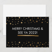 Vrolijk kerstfeest en zie Ya 2020 Funny Holiday Feestdagenkaart (Voorkant / Achterkant)