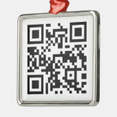 Vrolijk kerstfeest - Engels Metalen Ornament (Links)