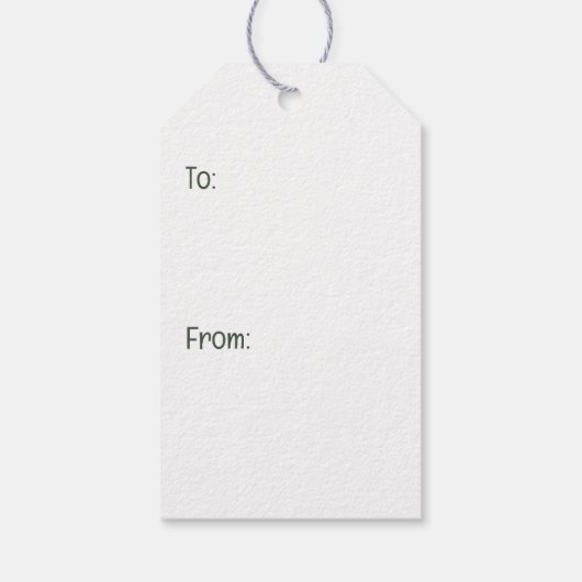 Vrolijk Kerstfeest Engelse Bulldogs Kerstboom Cadeaulabel (Achterkant)