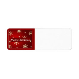 Vrolijk kerstfeest etiket