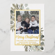 Vrolijk kerstfeest! Eucalyptus & Pine Sage & Gold