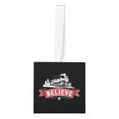 Vrolijk Kerstfeest Express Noordpool Kerstman Decoratie (Voorkant)