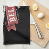 Vrolijk Kerstfeest Express Noordpool Kerstman Theedoek (Quarter Fold)