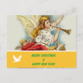 Vrolijk kerstfeest familie foto briefkaart (Voorkant)