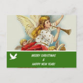 Vrolijk kerstfeest familie foto briefkaart (Voorkant)