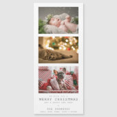 "Vrolijk kerstfeest" Familie Foto's Pets Kinder fe (Voorkant)