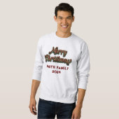 Vrolijk Kerstfeest - Familie Matching Trui (Voorkant volledig)