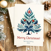 Vrolijk Kerstfeest Familie Vakantie Kaart