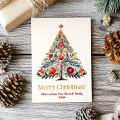 Vrolijk Kerstfeest Familie Vakantie Kaart