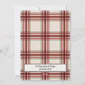 Vrolijk Kerstfeest, Farmhouse Window, 6 Foto Feestdagenkaart (Achterkant)