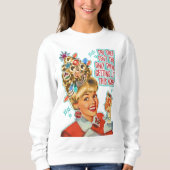 Vrolijk kerstfeest feestdag Funny krijgt drink Trui (Voorkant)