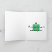 Vrolijk kerstfeest feestdagen kaart (Binnen)