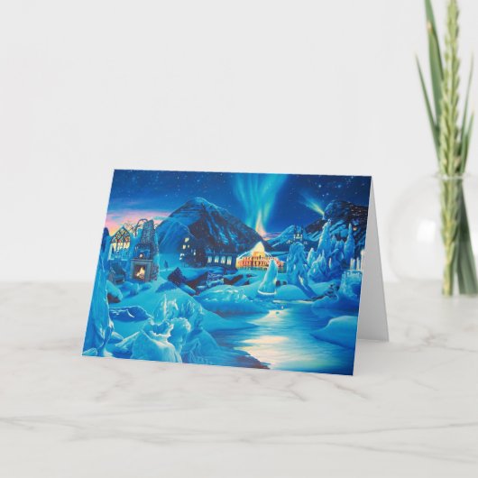 Vrolijk kerstfeest feestdagen kaart (Voorkant)