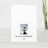 Vrolijk kerstfeest! feestdagen kaart (Achterkant)