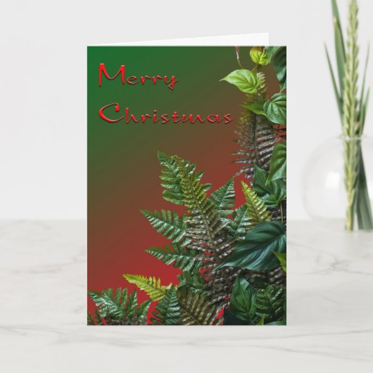 Vrolijk kerstfeest feestdagen kaart (Voorkant)