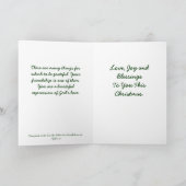 Vrolijk kerstfeest feestdagen kaart (Binnen)