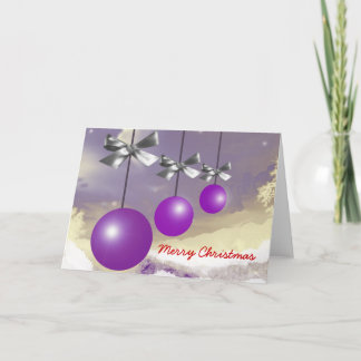 Vrolijk kerstfeest feestdagen kaart