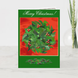 Vrolijk kerstfeest! feestdagen kaart