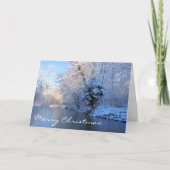 Vrolijk kerstfeest feestdagen kaart (Voorkant)