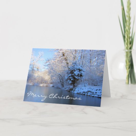 Vrolijk kerstfeest feestdagen kaart (Voorkant)