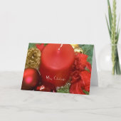 Vrolijk kerstfeest feestdagen kaart (Voorkant)