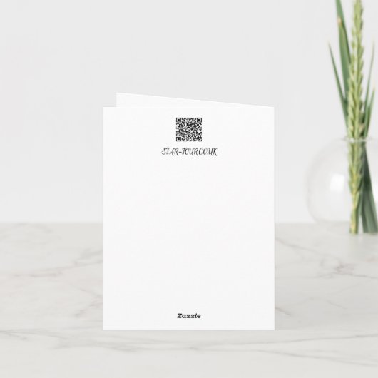 Vrolijk kerstfeest feestdagen kaart (Achterkant)