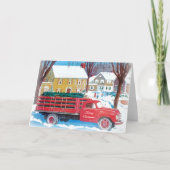 Vrolijk kerstfeest feestdagen kaart (Voorkant)