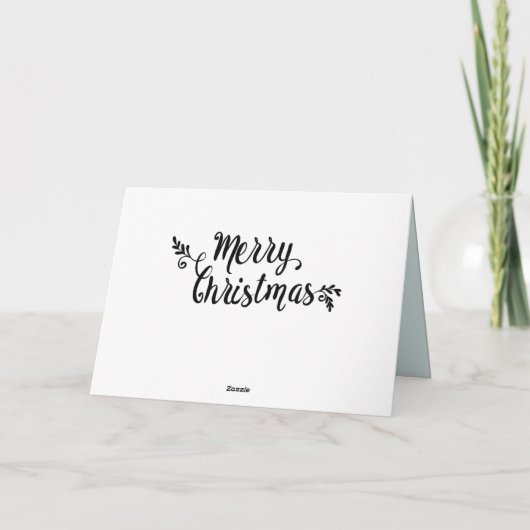 Vrolijk kerstfeest feestdagen kaart (Achterkant)