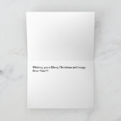 Vrolijk kerstfeest feestdagen kaart (Binnen)