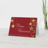 Vrolijk kerstfeest feestdagen kaart (Voorkant)